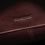 Samsonite Leather Messenger imprint
